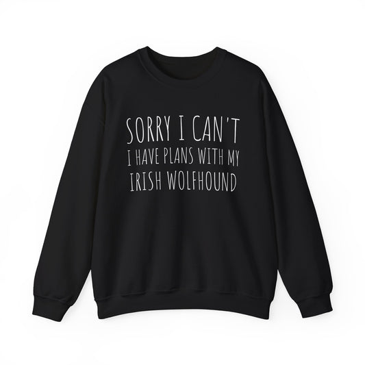 Sorry Irish Wolfhound Crewneck Sweatshirt