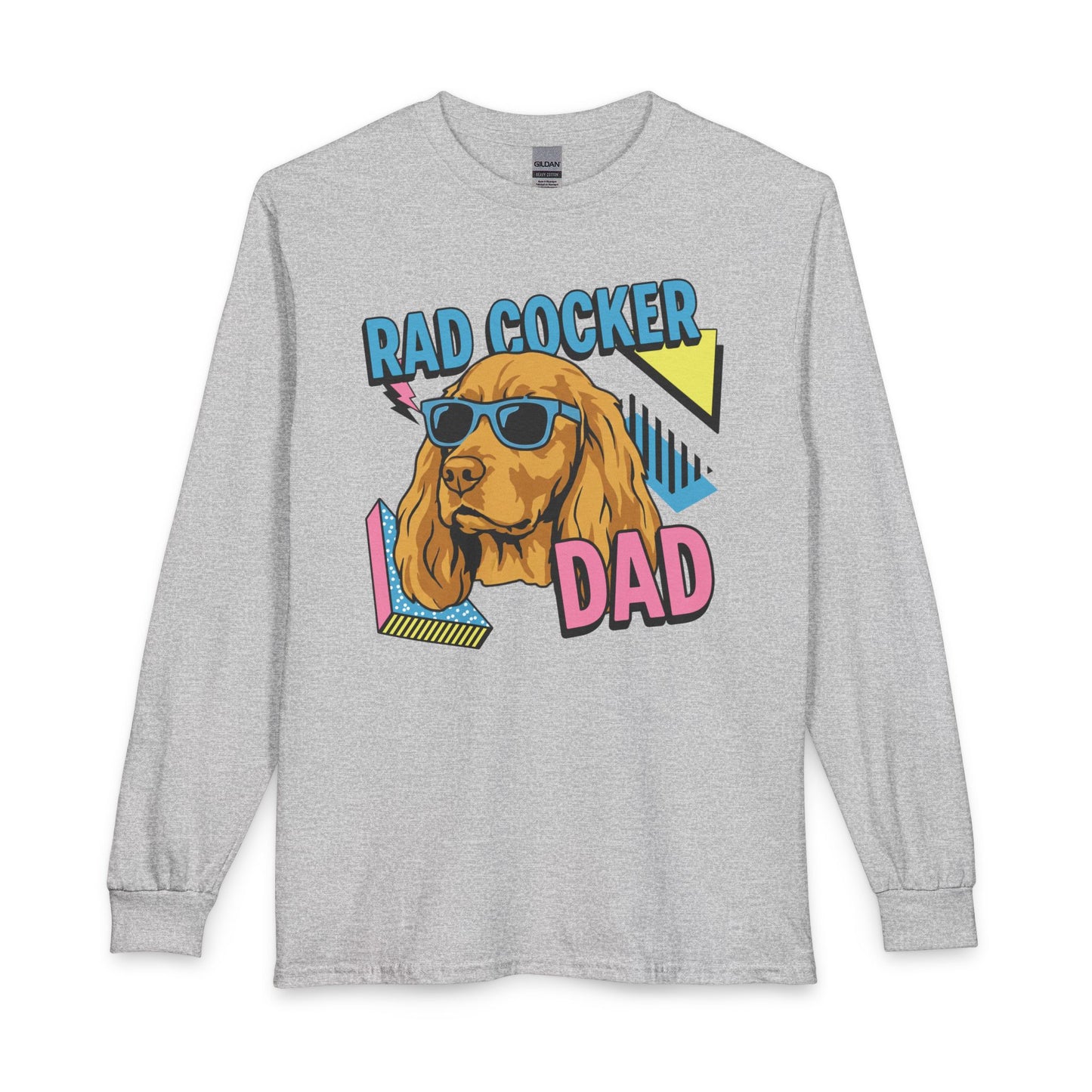 90's Rad Cocker Dad Long Sleeve