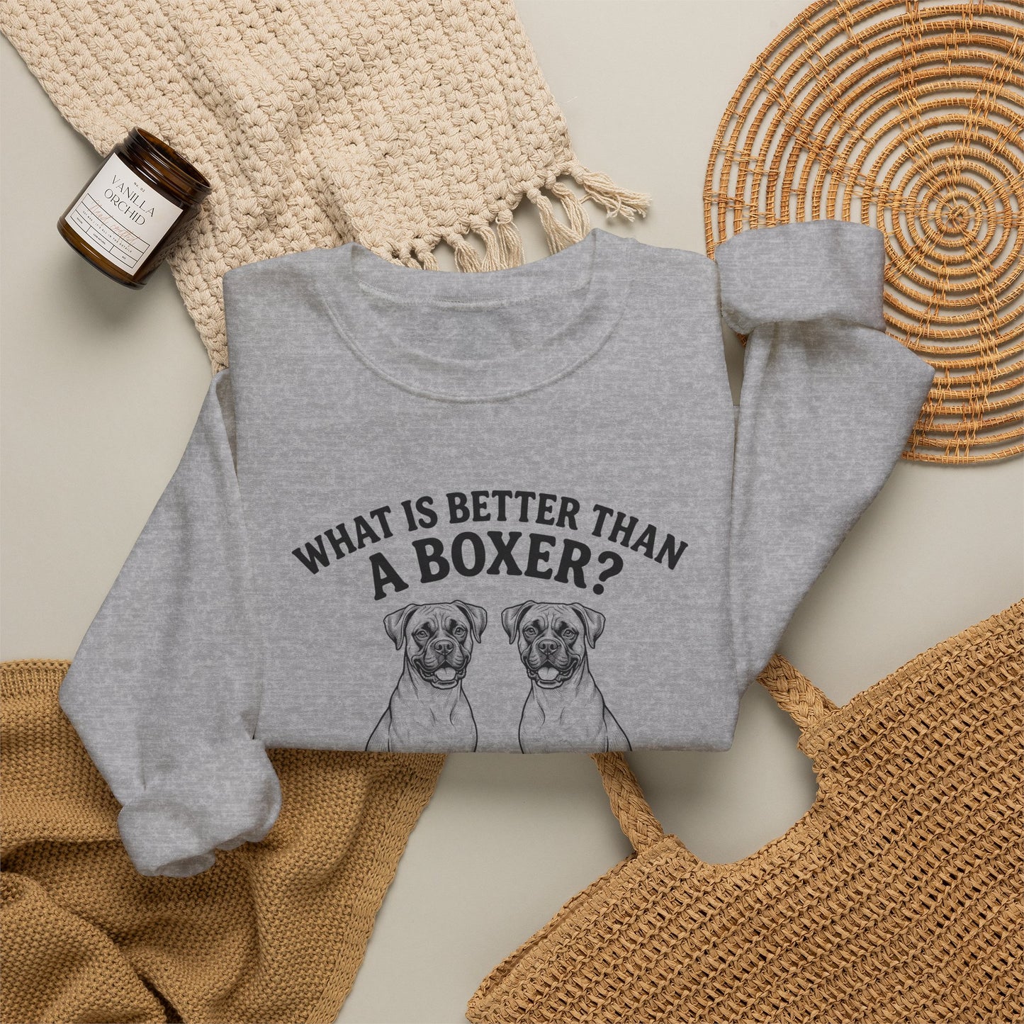 2 Boxers Halftone Crewneck Sweatshirt
