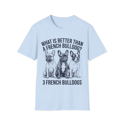 3 French Bulldogs