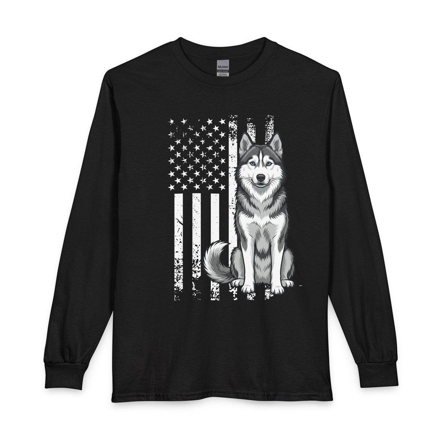 Husky USA Flag Long Sleeve