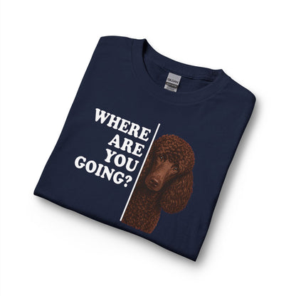 Standard Poodle Where Are You Going Chocolate Long Sleeve