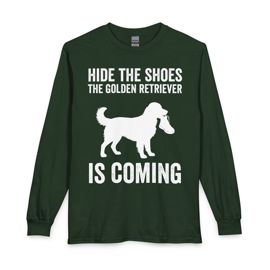 Golden Retriever Shoe Stealer Long Sleeve