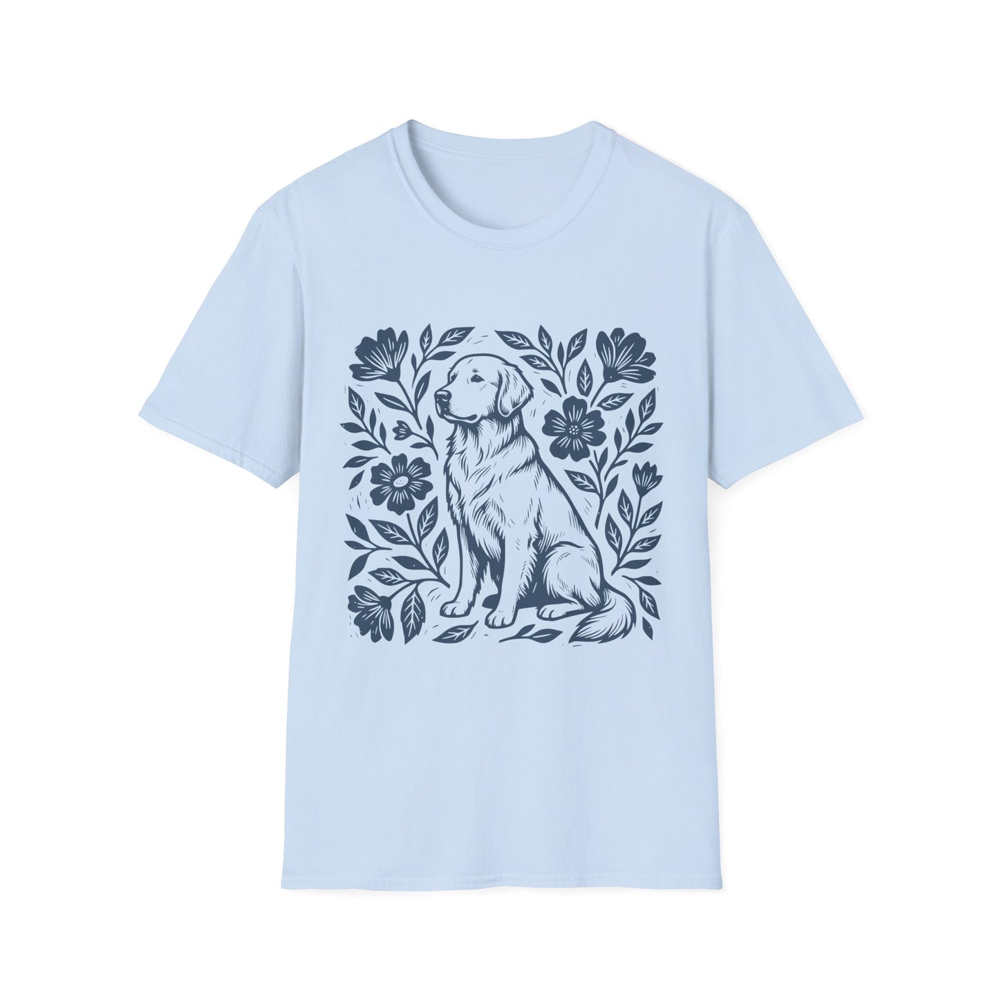 Golden Retriever Linocut