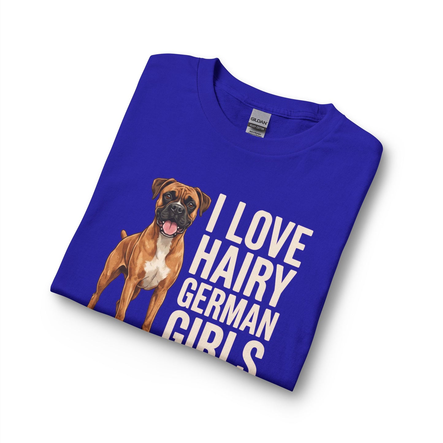 Fawn Boxer Hairy German Girl Long Sleeve