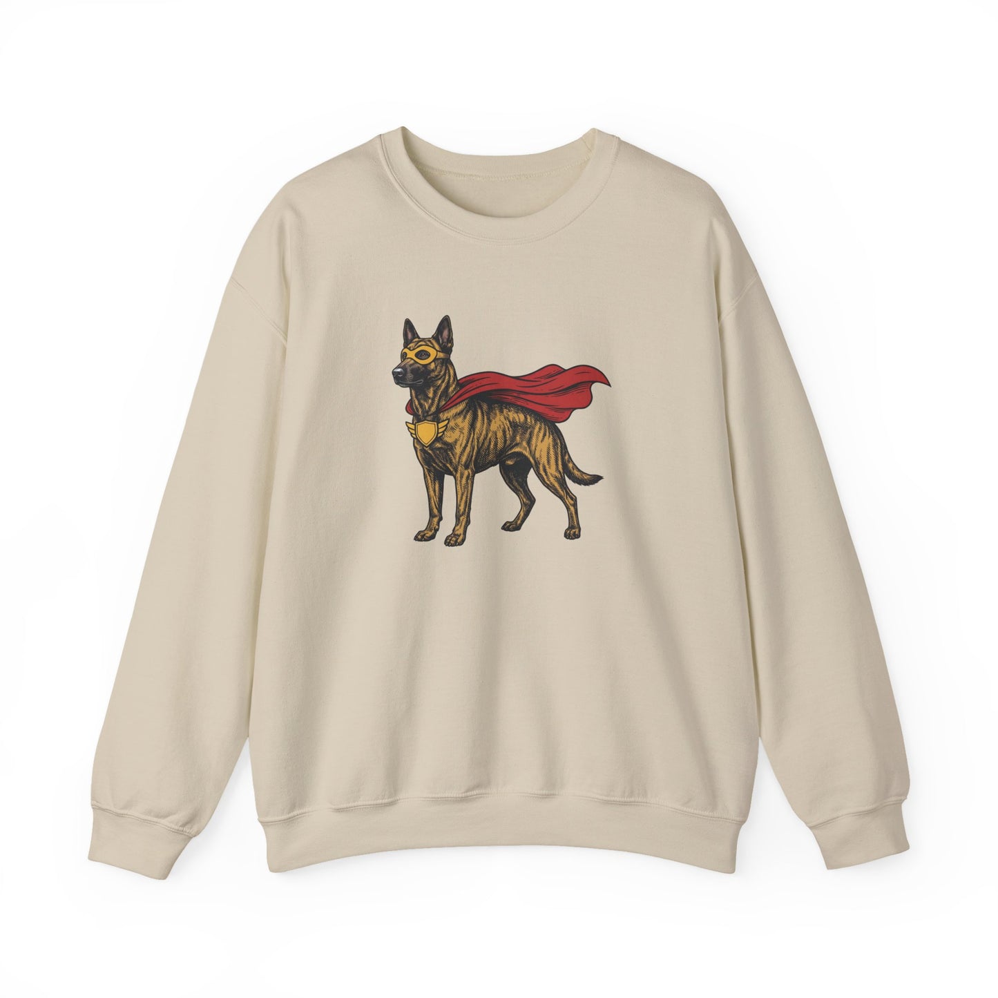 Dutch Shepherd Superhero Crewneck Sweatshirt