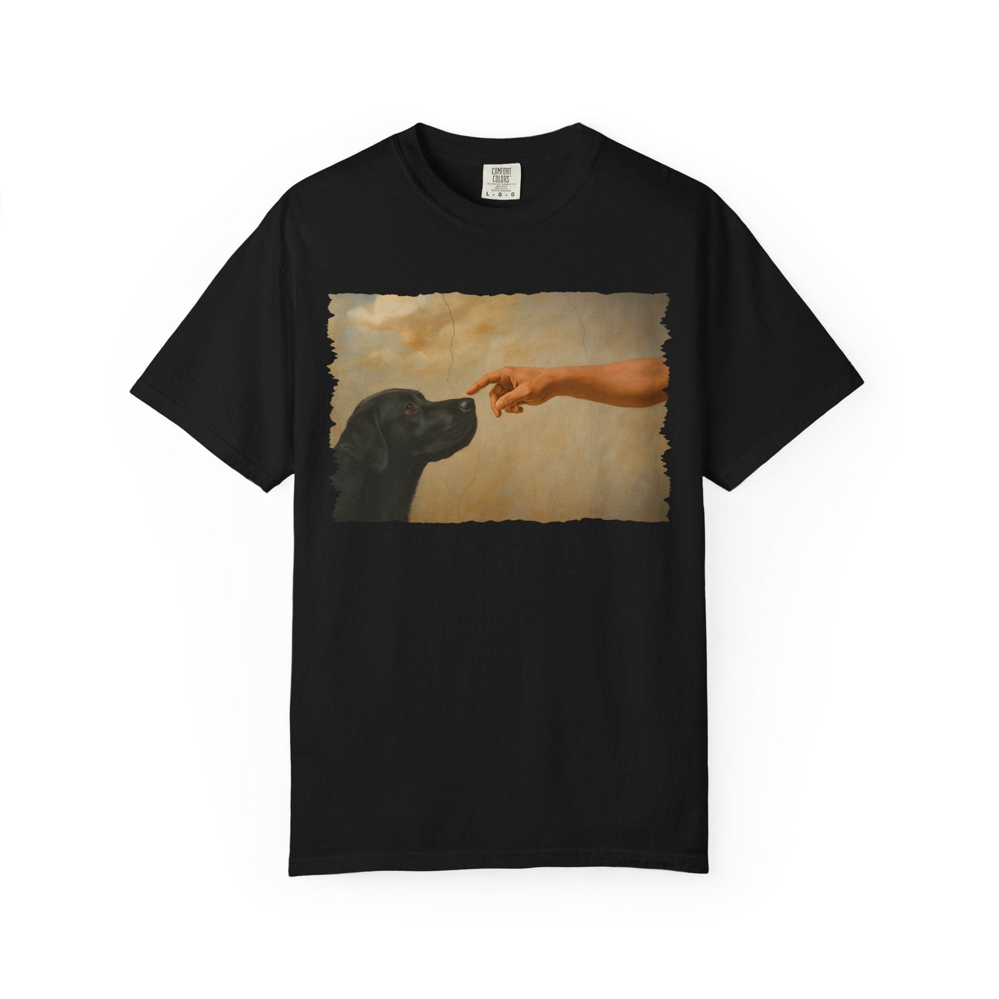 God Creates Black Lab Premium Tee