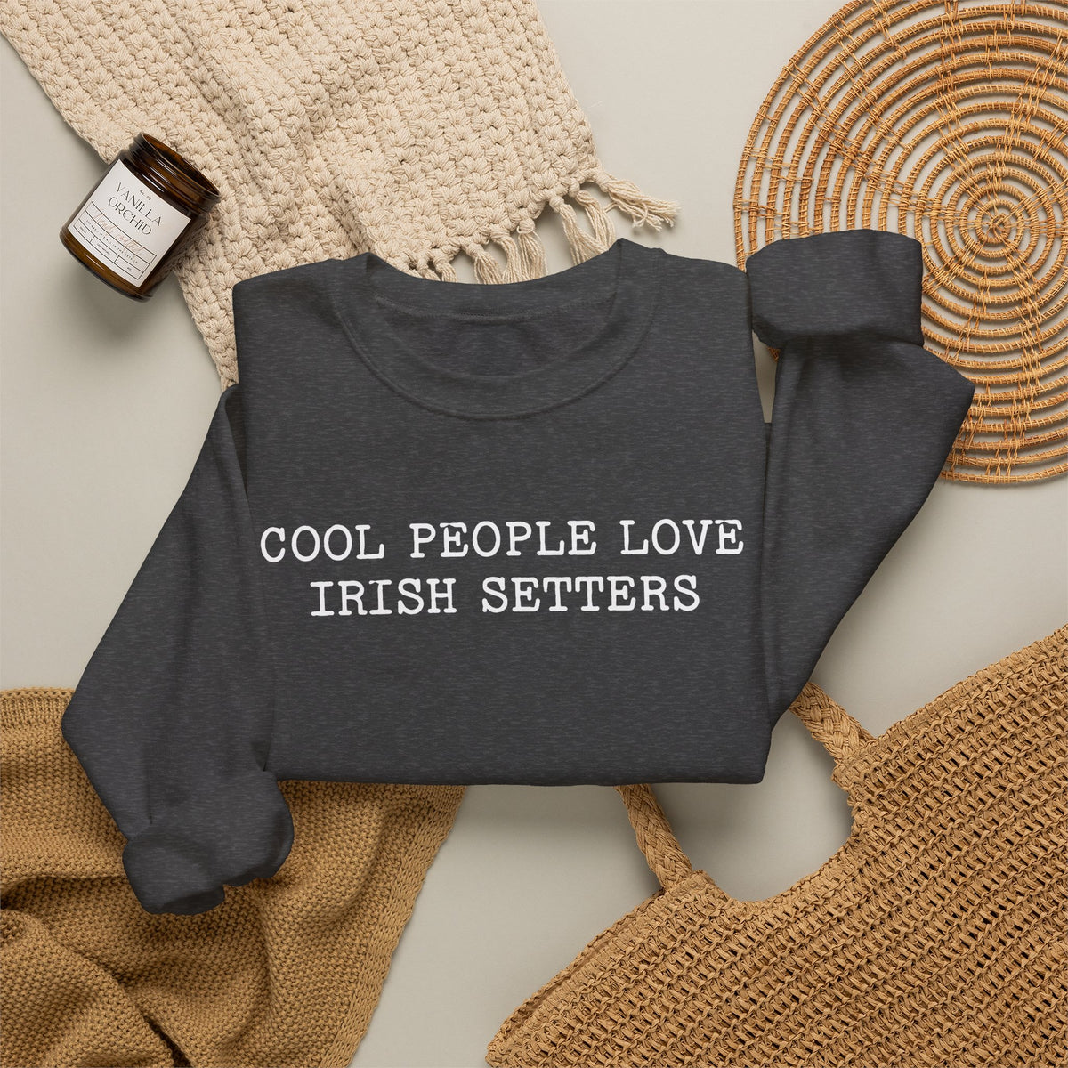 Cool People Love Irish Setters Crewneck Sweatshirt