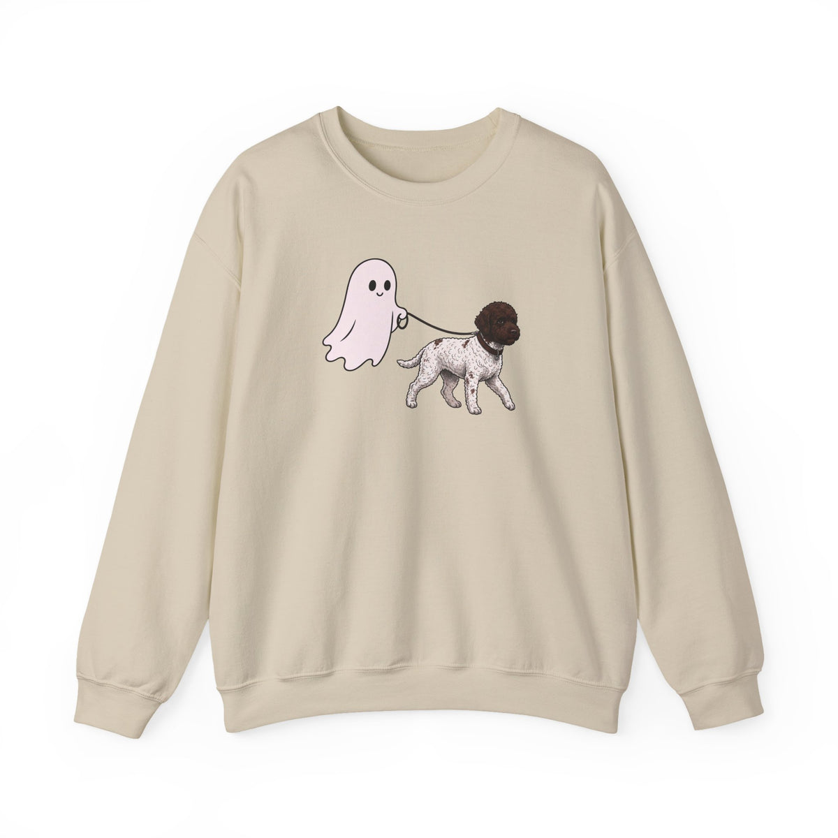 Lagotto Halloween Crewneck Sweatshirt Sand