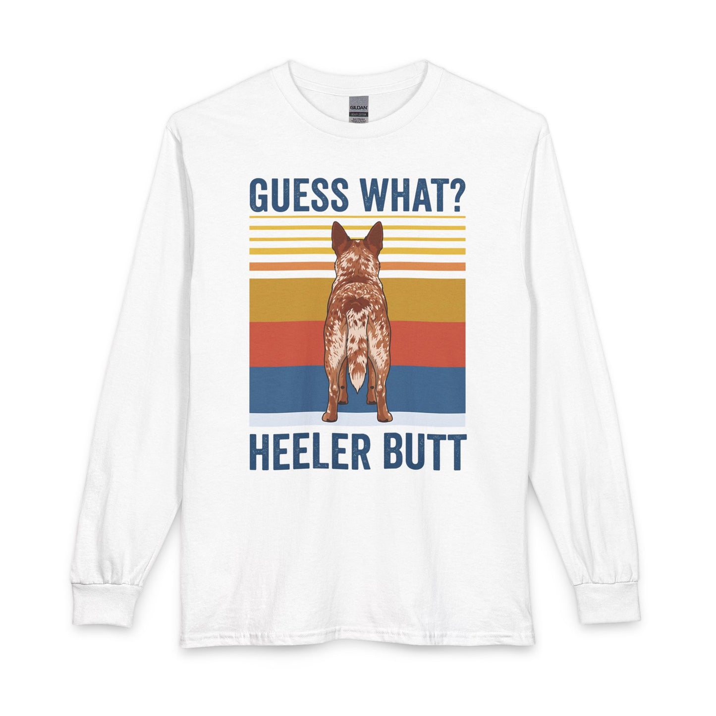 Red Heeler Butt Long Sleeve