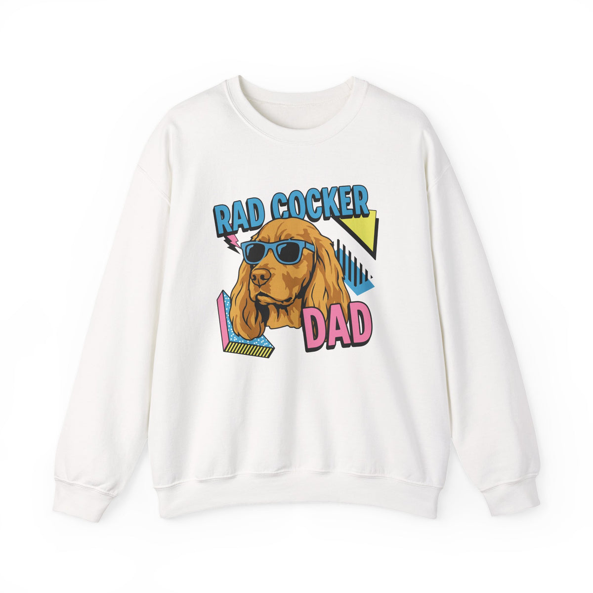 90's Rad Cocker Dad Crewneck Sweatshirt