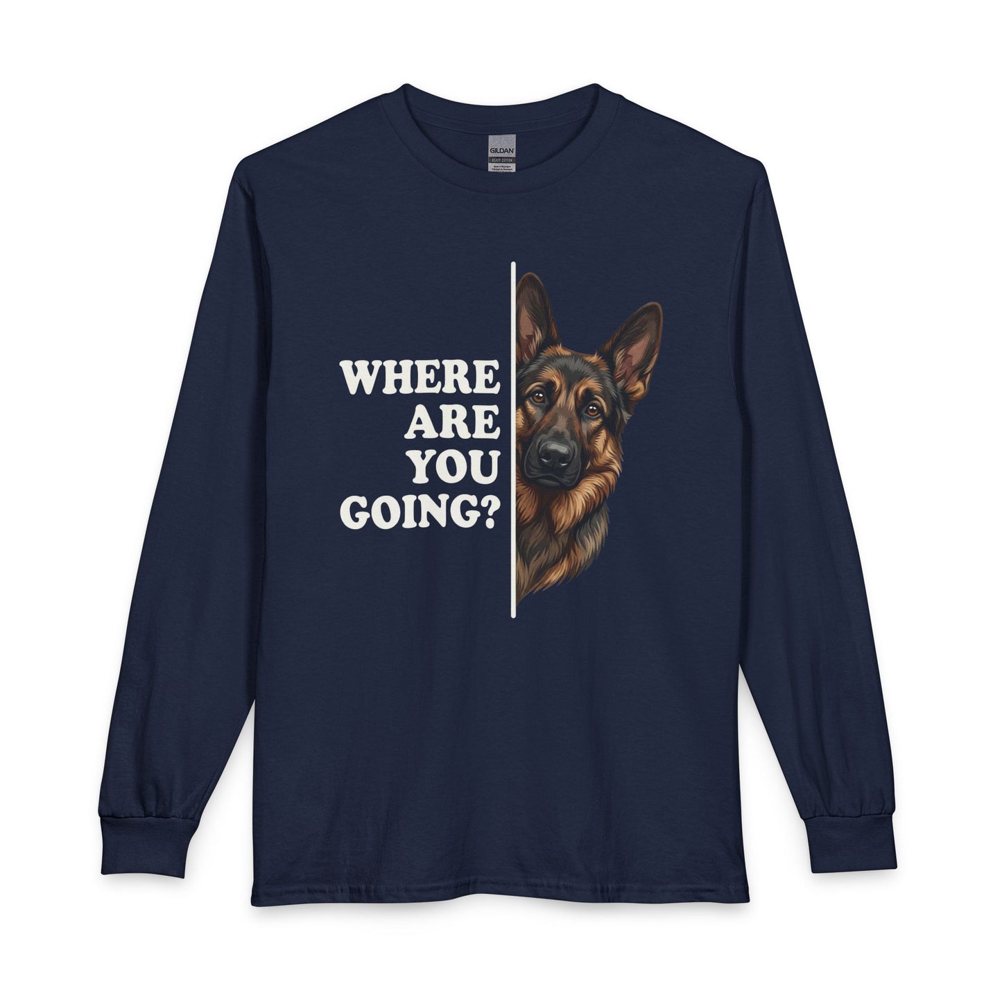 Black and Tan GSD Following Long Sleeve