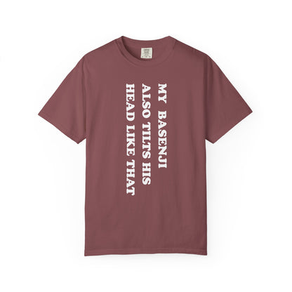 Basenji Tilts His Head Premium Tee