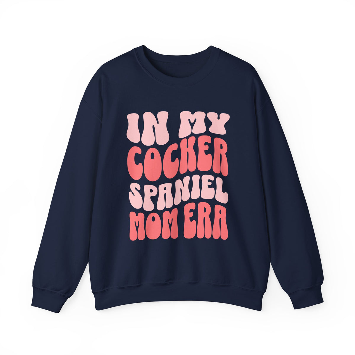 Cocker Spaniel Mom Era Crewneck Sweatshirt