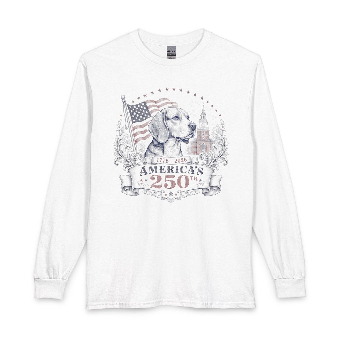 250 Years USA Beagle Long Sleeve