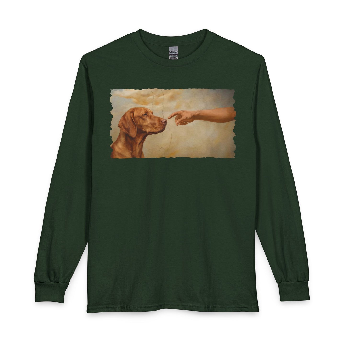 God Creates Vizsla Long Sleeve