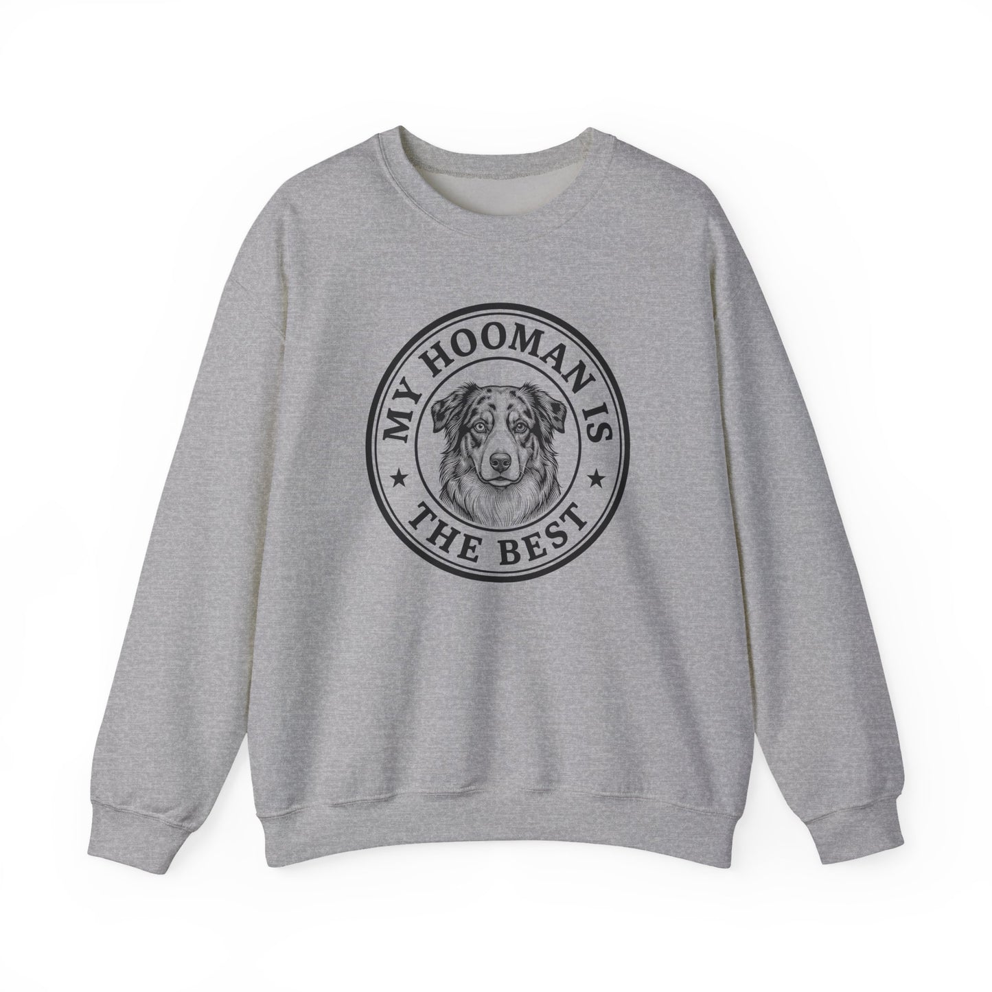 Australian Shepherd Hooman Crewneck Sweatshirt