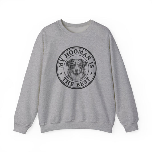 Australian Shepherd Hooman Crewneck Sweatshirt