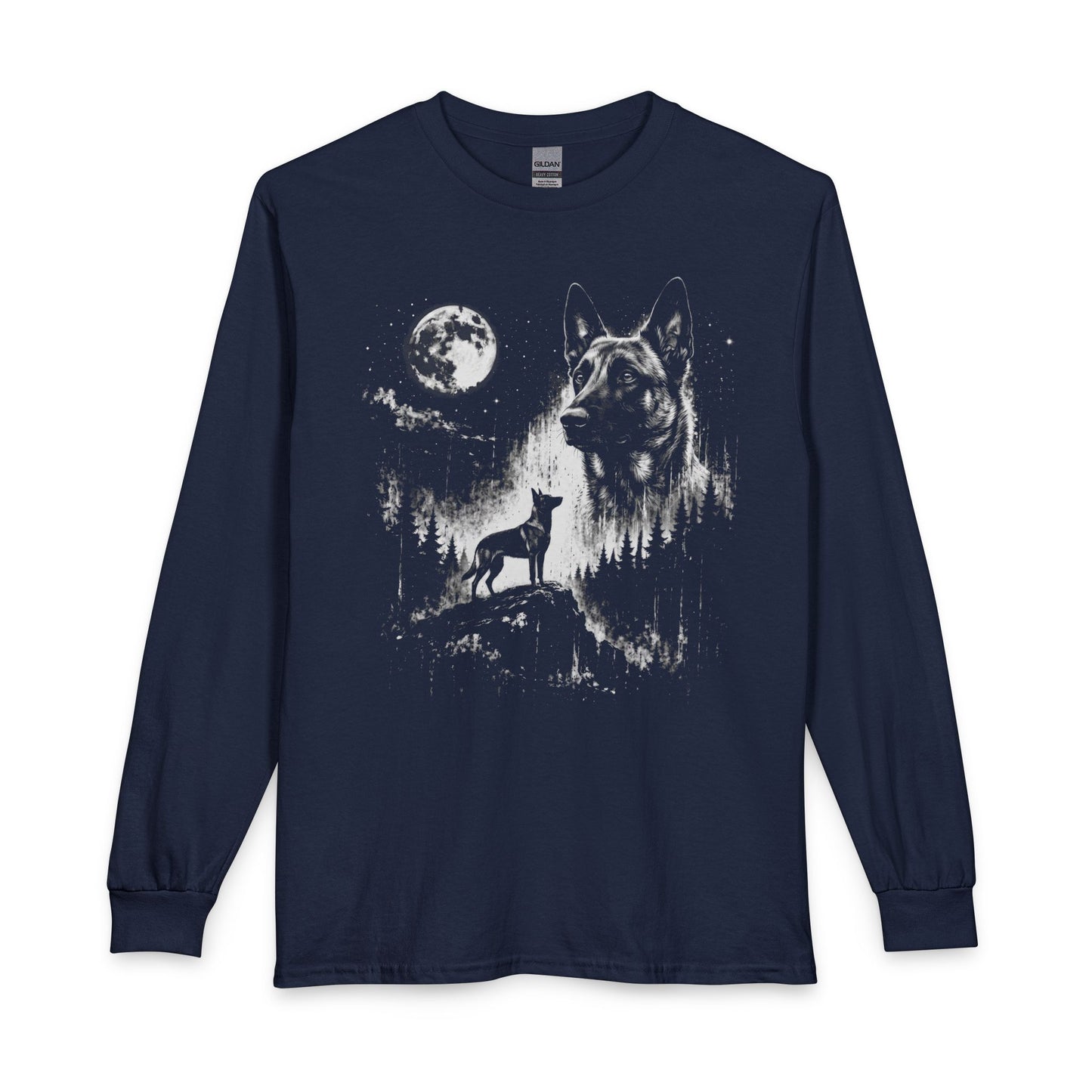Belgian Malinois Moon Long Sleeve