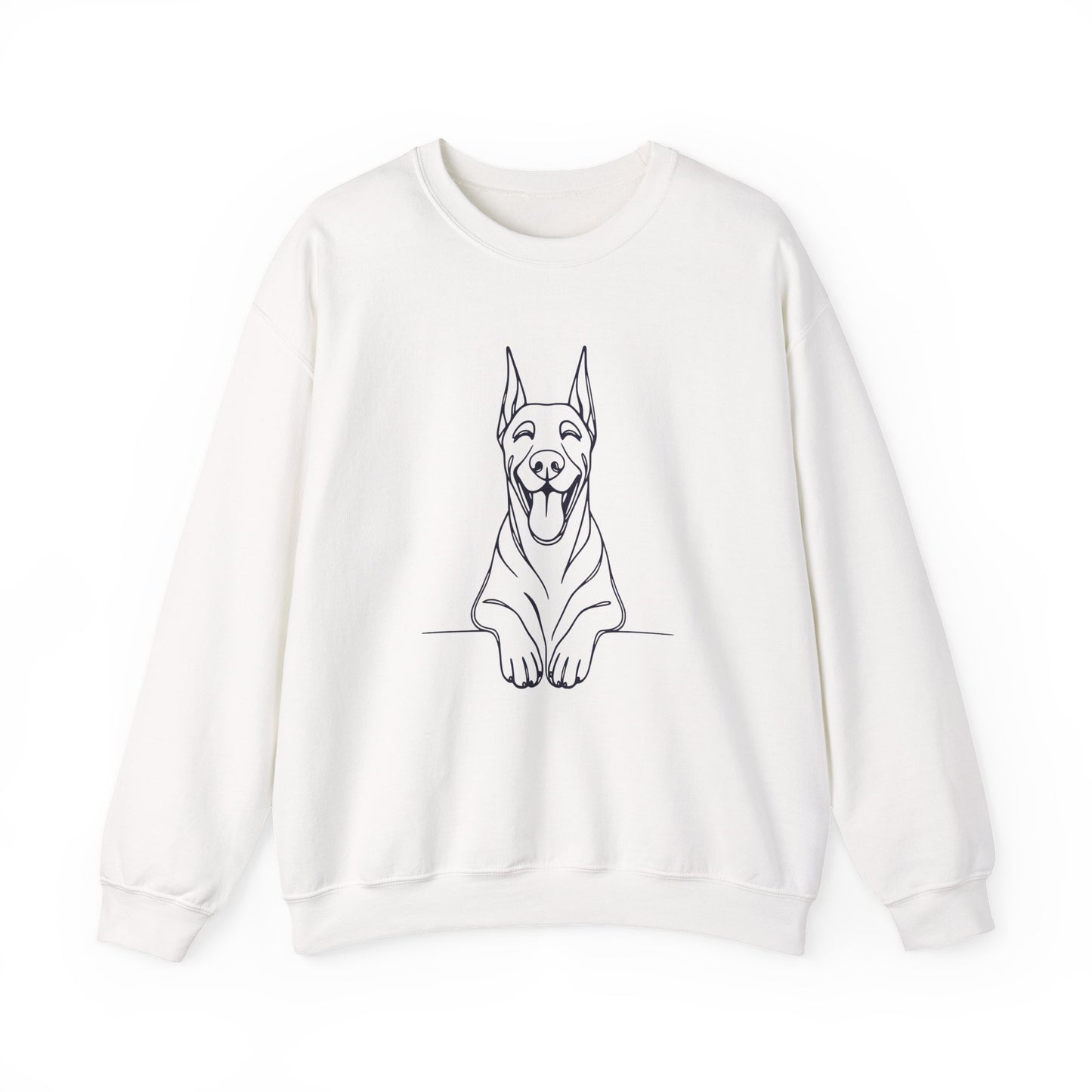 Happy Doberman Crewneck Sweatshirt