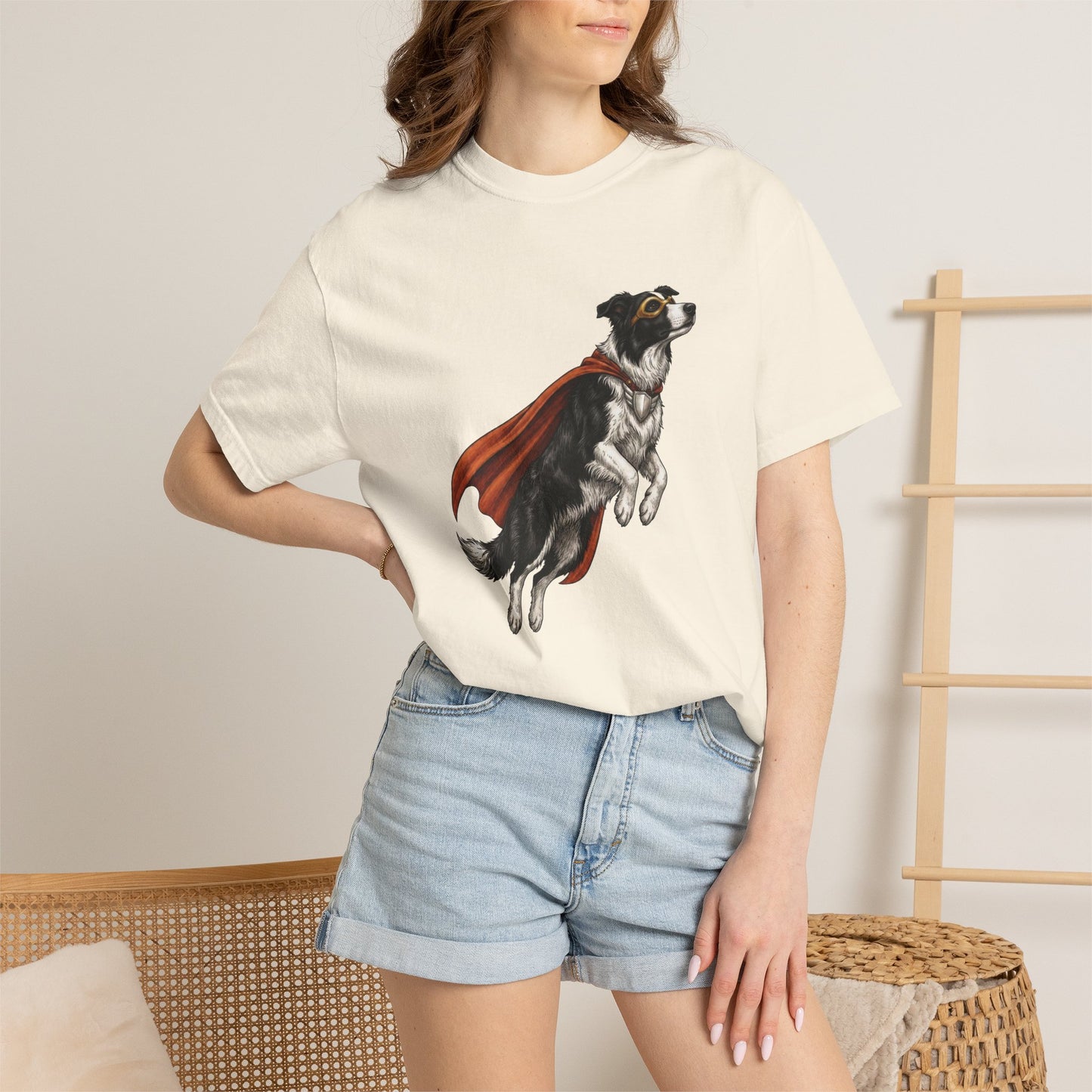 Border Collie Superhero Premium Tee