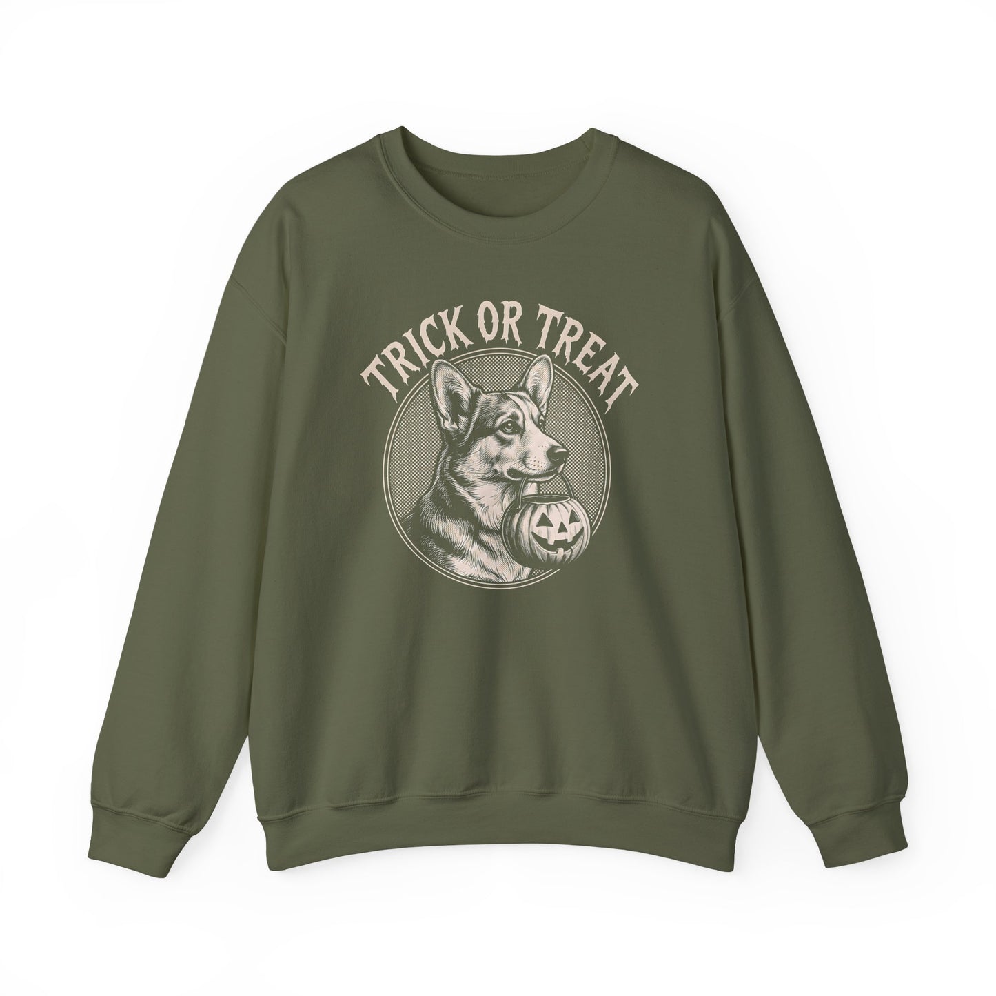 Cardigan Welsh Corgi Halloween Crewneck Sweatshirt