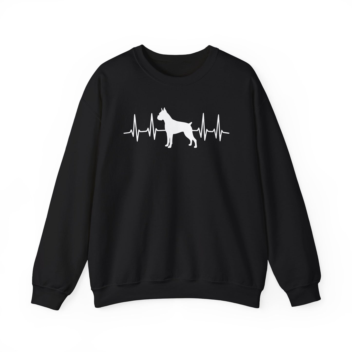 Boxer Heartbeat Crewneck Sweatshirt