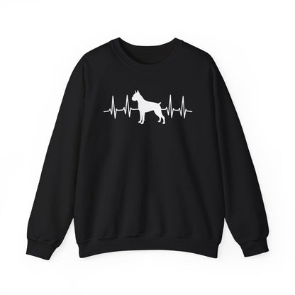 Boxer Heartbeat Crewneck Sweatshirt