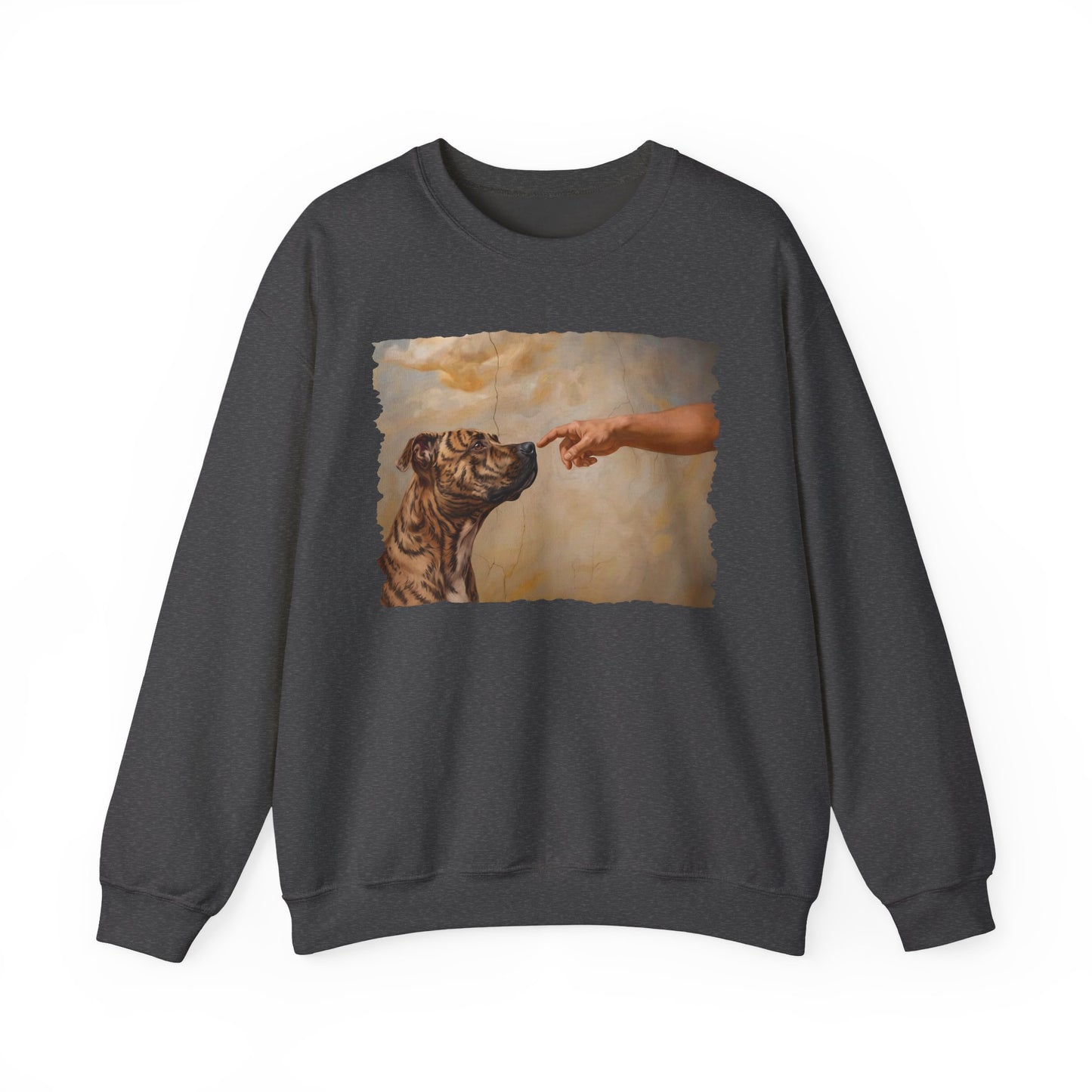 Pitbull Brindle Creation Crewneck Sweatshirt