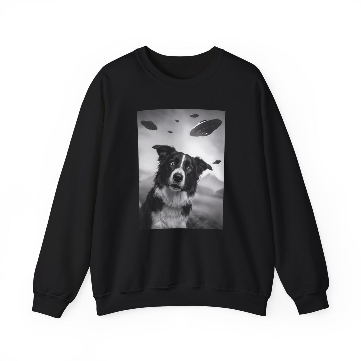 Border Collie UFO Crewneck Sweatshirt