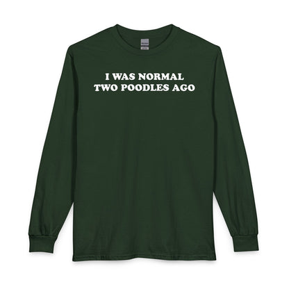 Two Standard Poodles Ago Long Sleeve