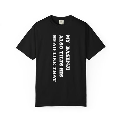Basenji Tilts His Head Premium Tee
