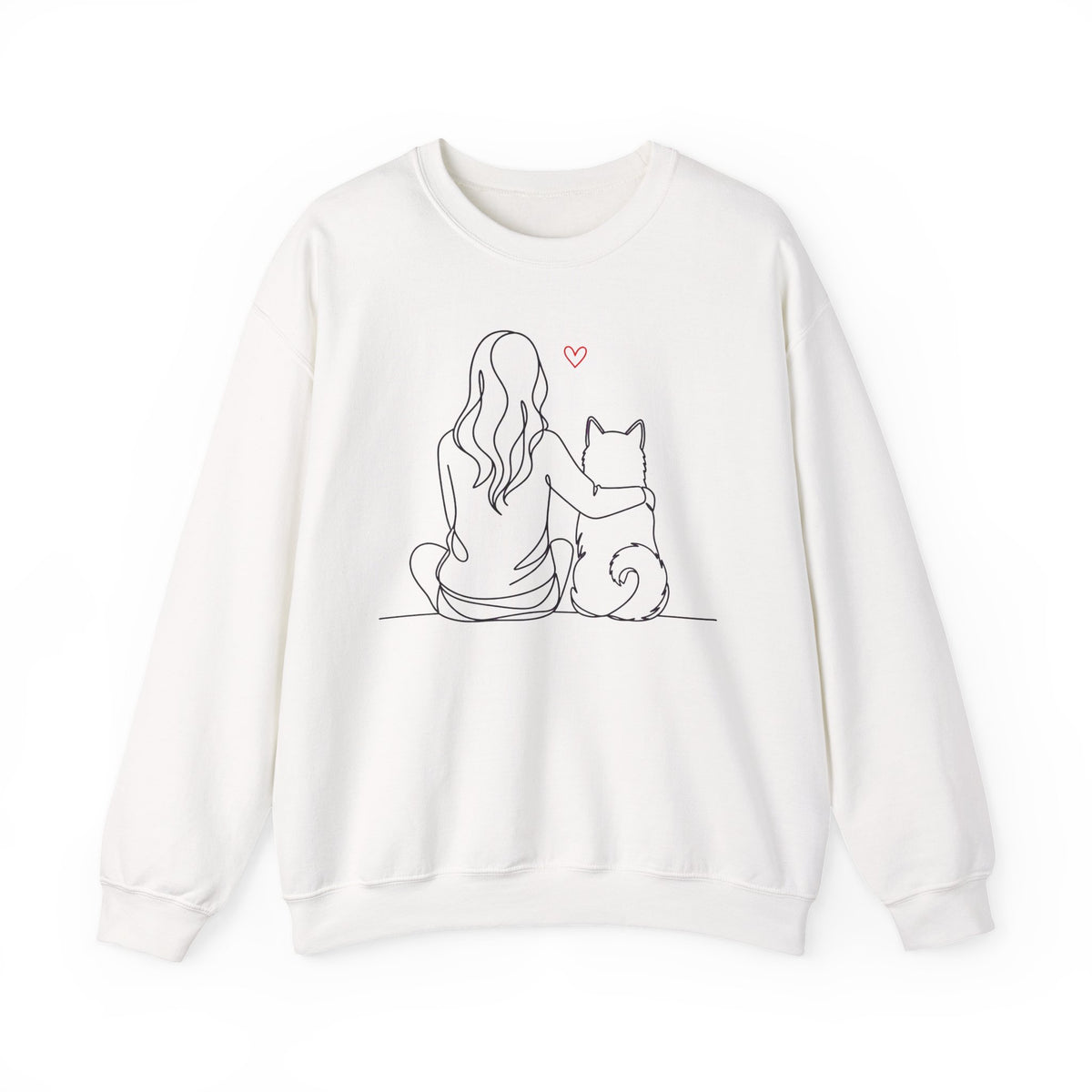 Shiba Inu Lineart Crewneck Sweatshirt