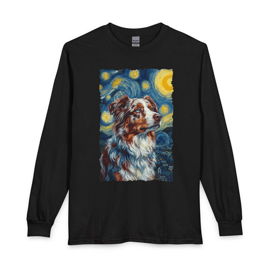 Australian Shepherd Van Gogh Long Sleeve