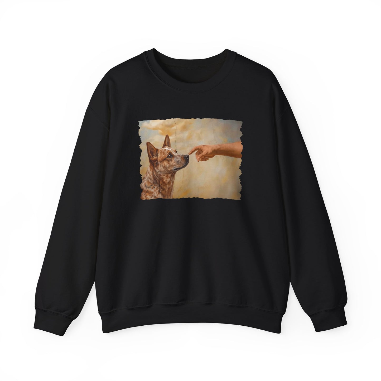 God Creates Red Heeler Crewneck Sweatshirt