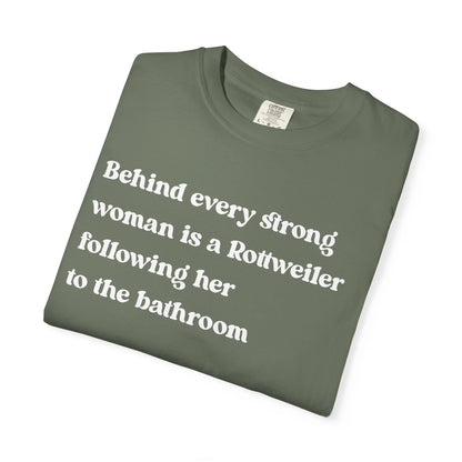 Rottweiler Strong Woman Premium Tee