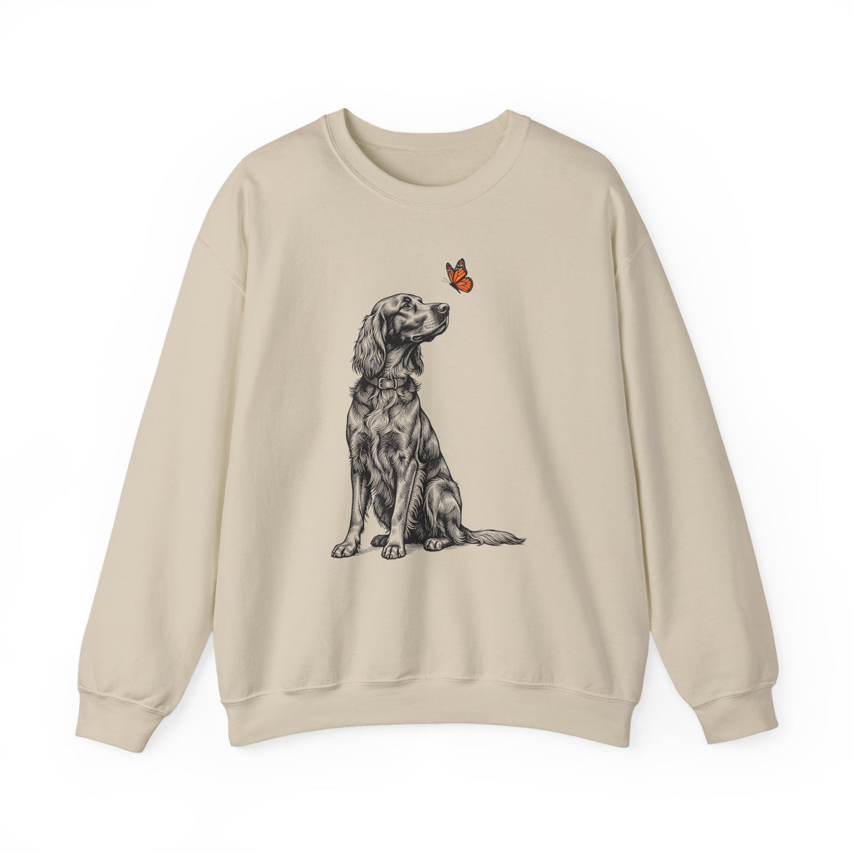 Irish Setter Butterfly Crewneck Sweatshirt