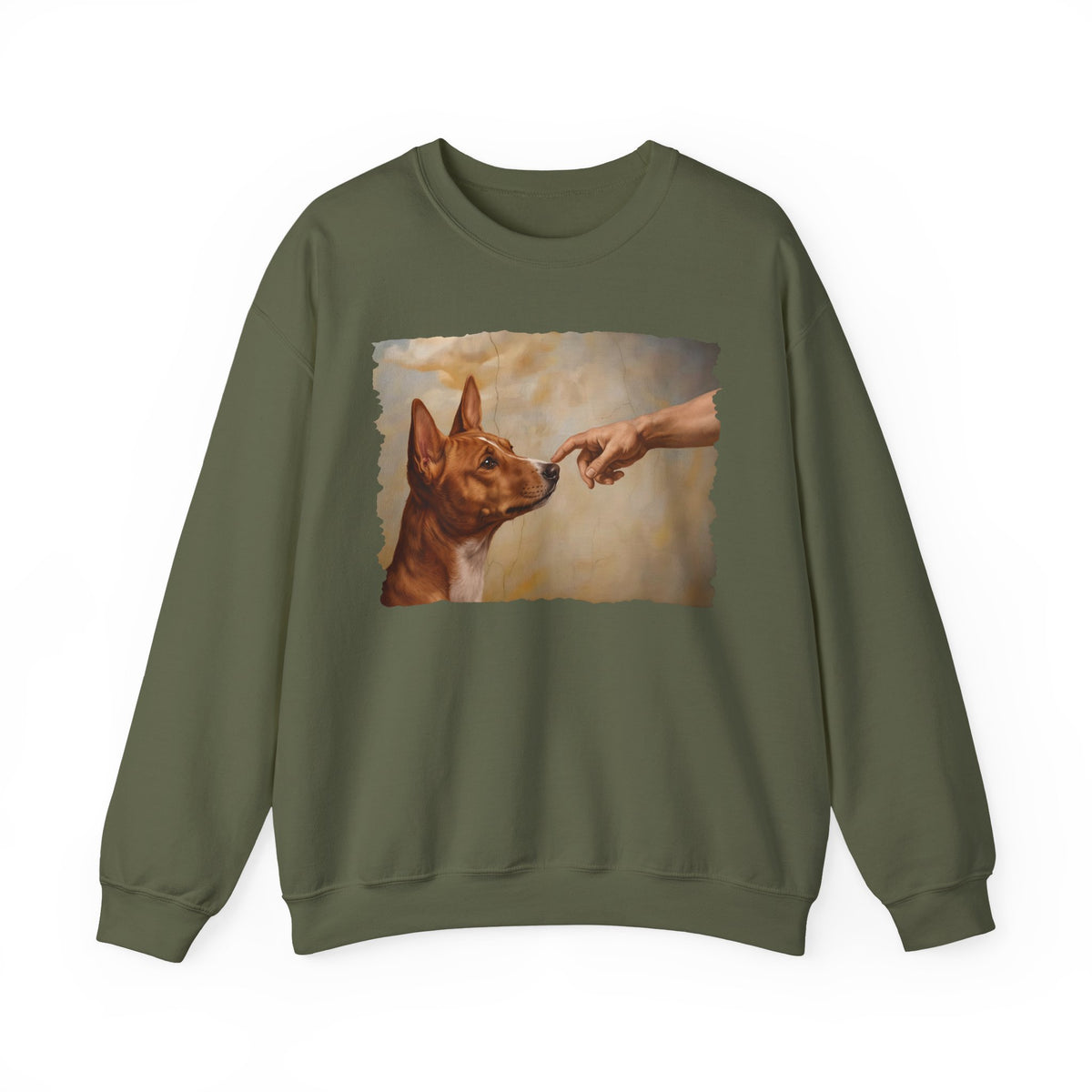 Basenji Creation Crewneck Sweatshirt