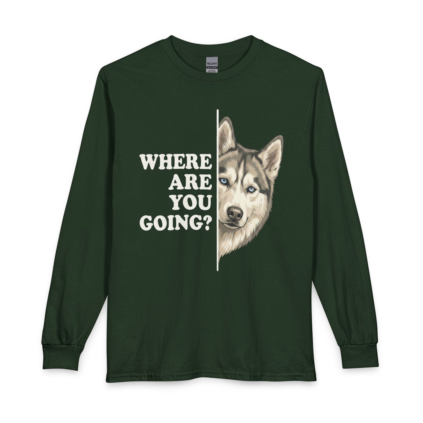 Siberian Husky Alert Long Sleeve