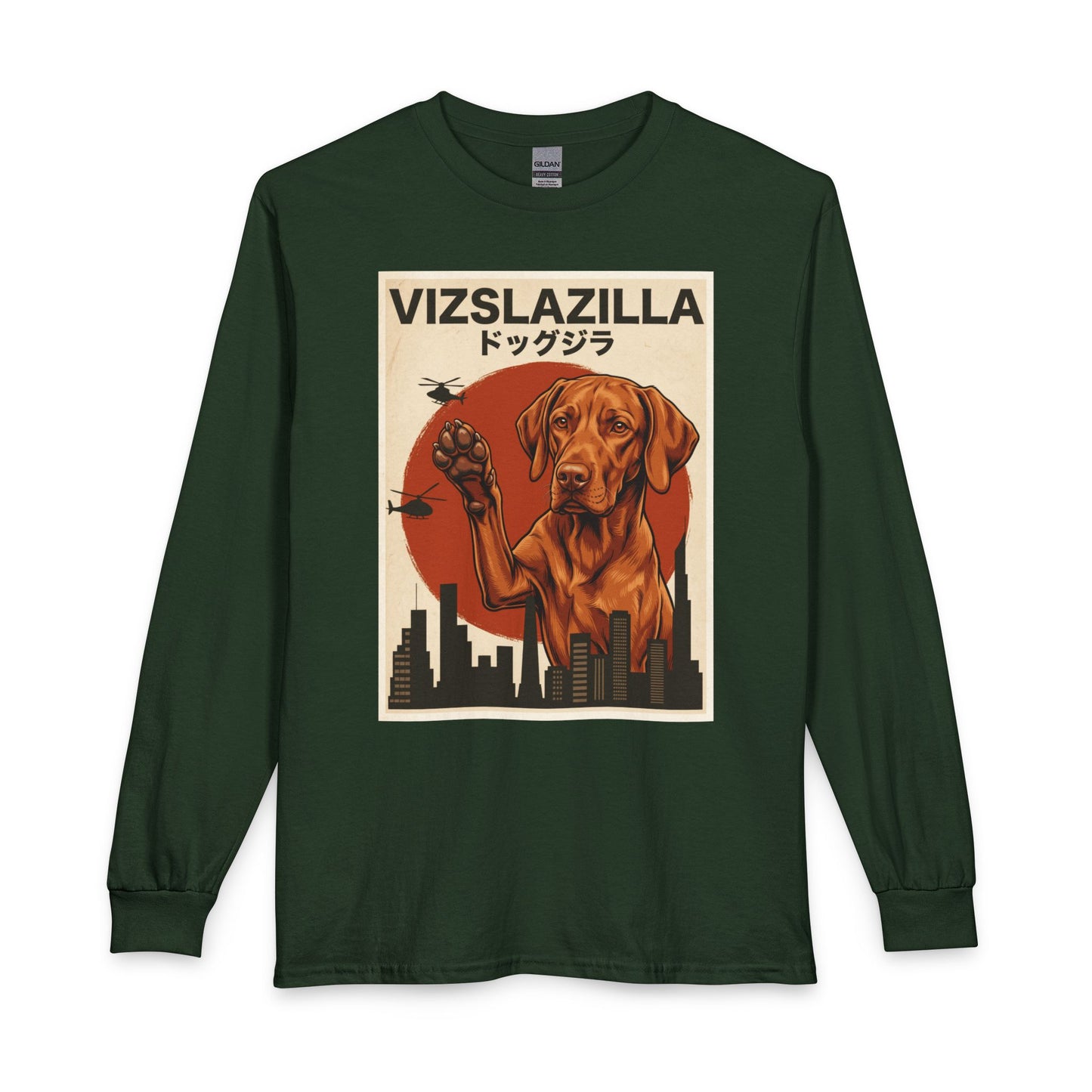 Vizsla Vizslazilla Long Sleeve