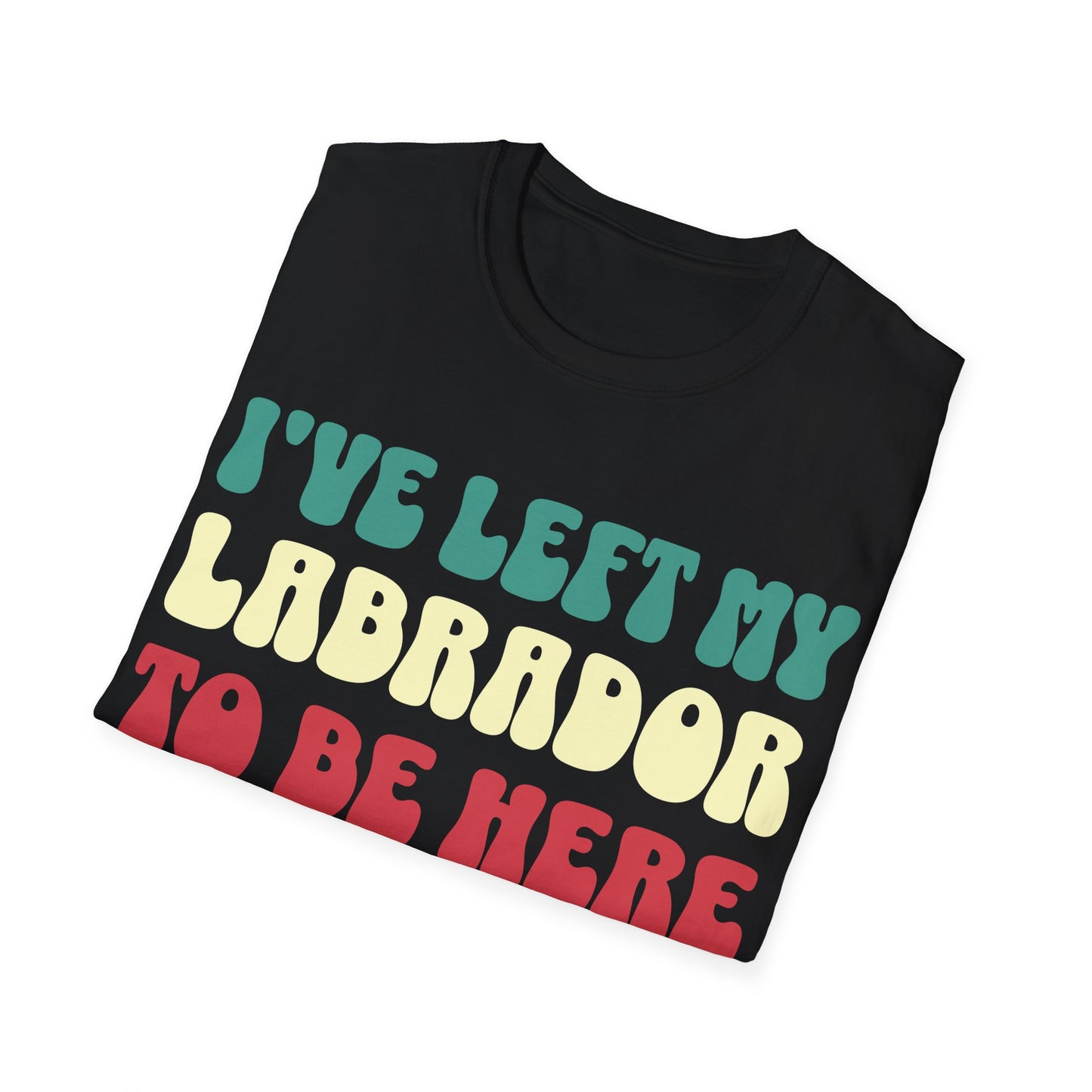 I've Left My Labrador To Be Here Tee