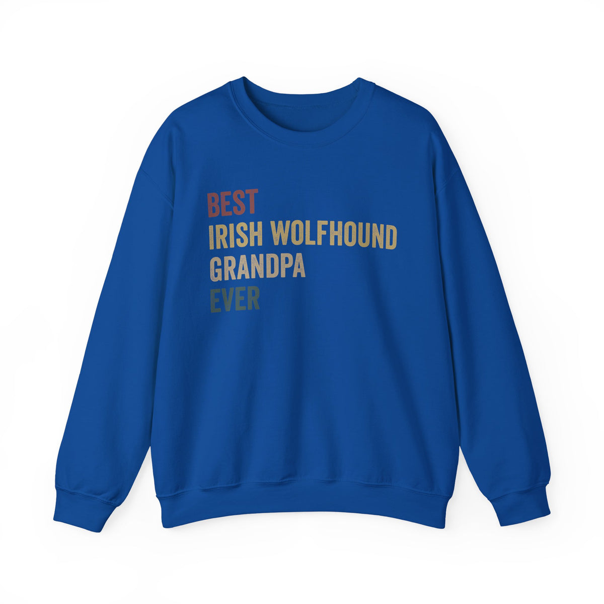 Irish Wolfhound Grandpa Crewneck Sweatshirt