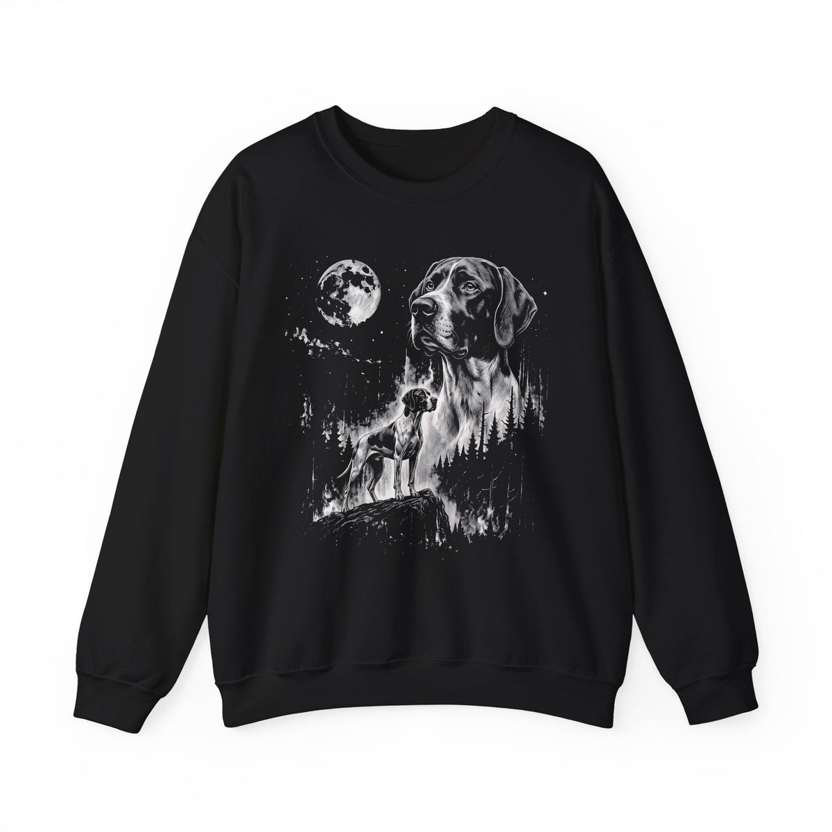 English Pointer Moonlight Crewneck Sweatshirt