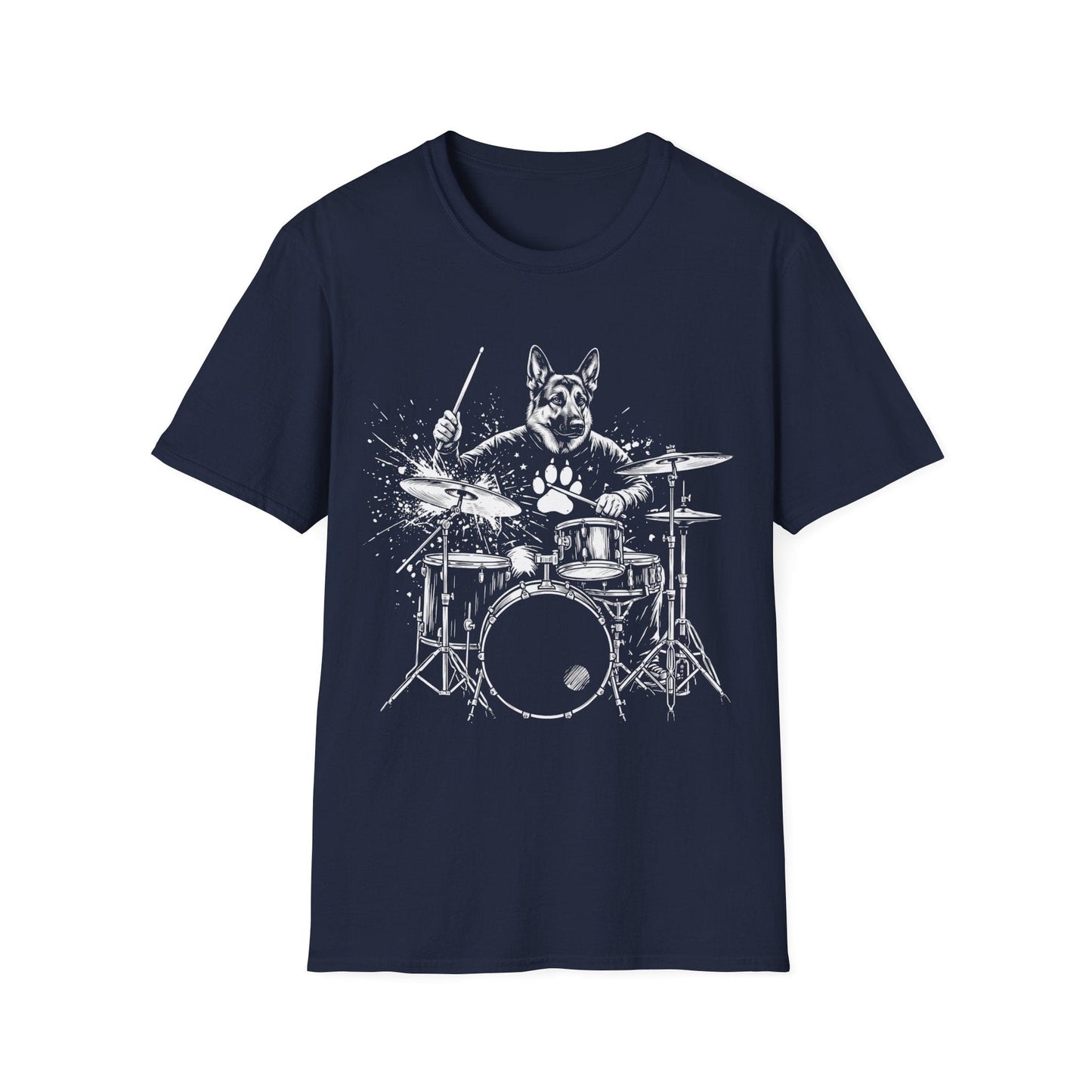 German Shepherd Drummer