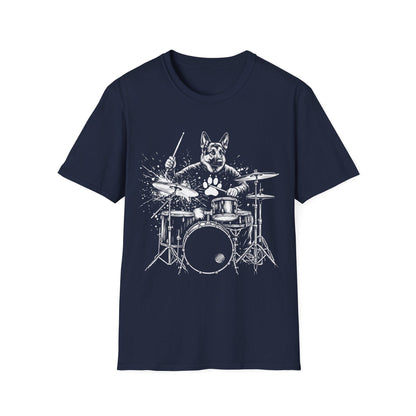 German Shepherd Drummer