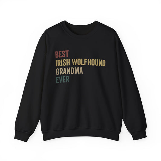Irish Wolfhound Grandma Crewneck Sweatshirt
