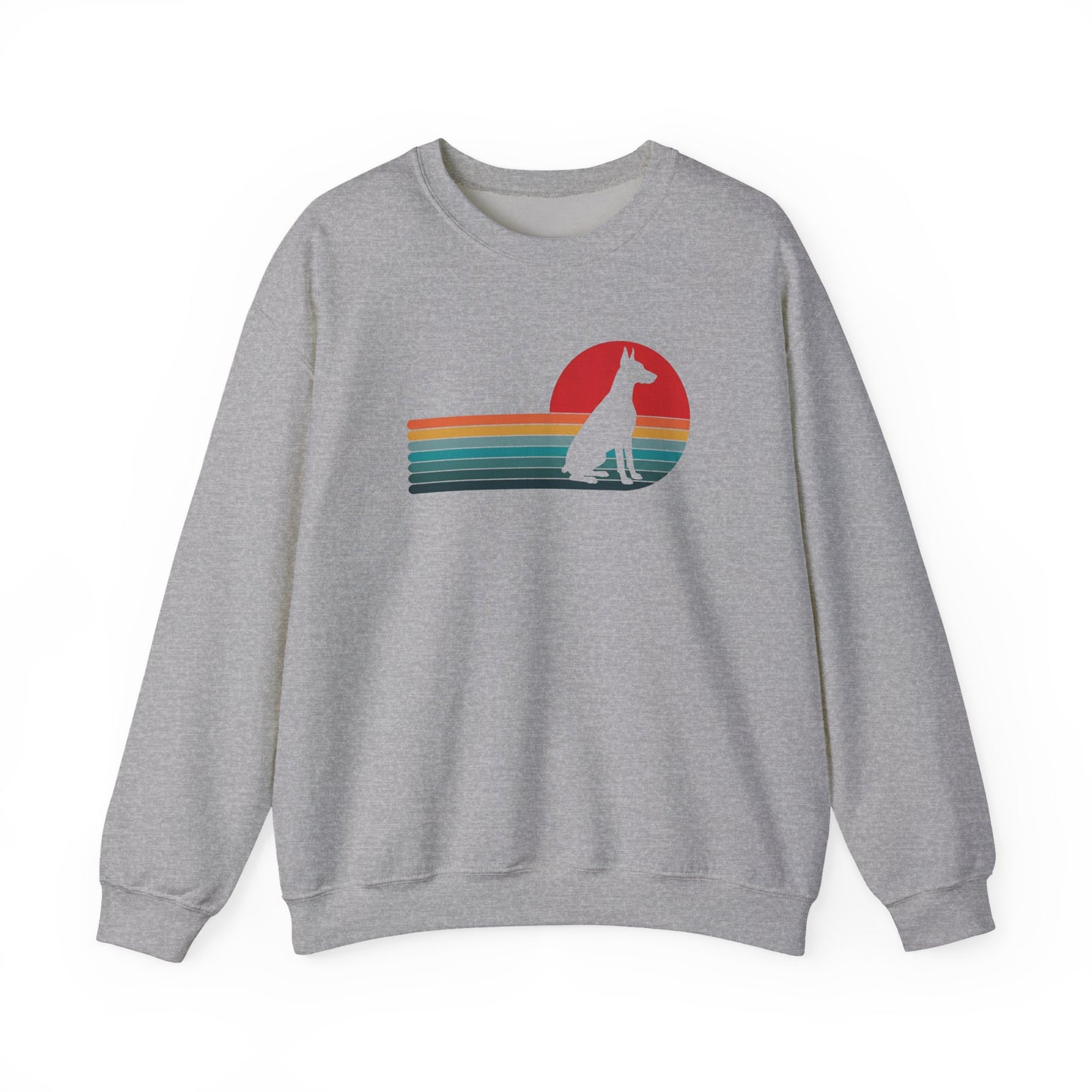 Doberman Retro Crewneck Sweatshirt