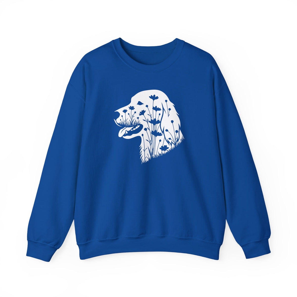 English Setter Flowers Crewneck Sweatshirt