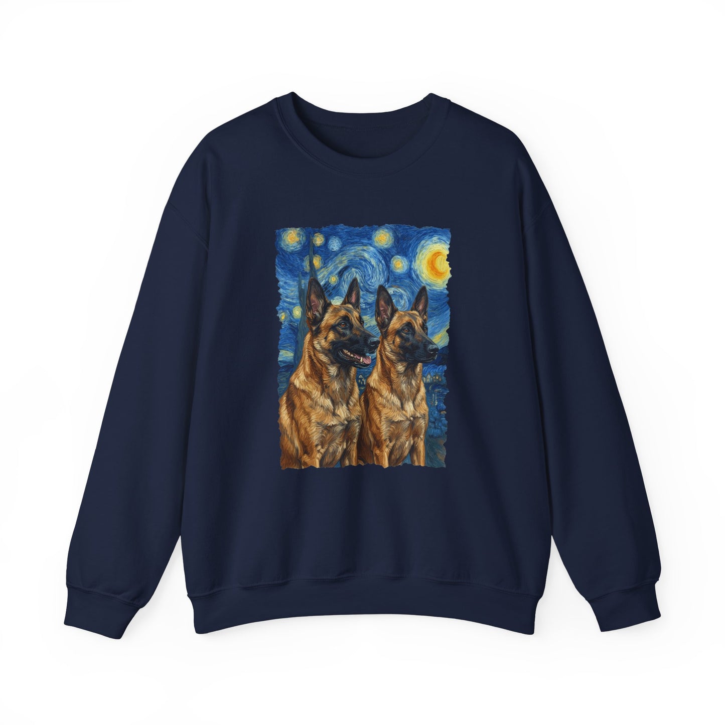 Belgian Malinois Van Gogh Crewneck Sweatshirt