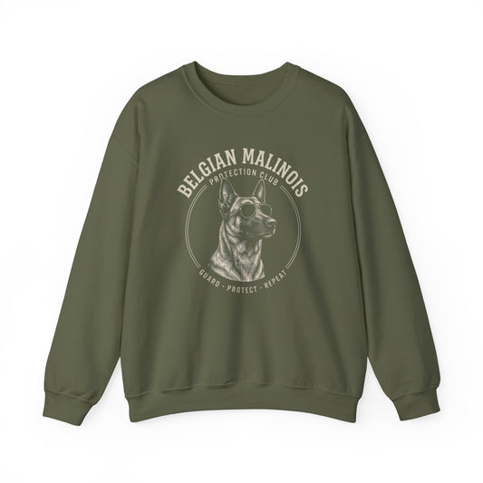 Belgian Malinois Protection Club Crewneck Sweatshirt